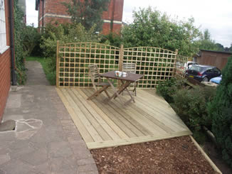 Decks, platforms and seating areas Decks, platforms and seating areas